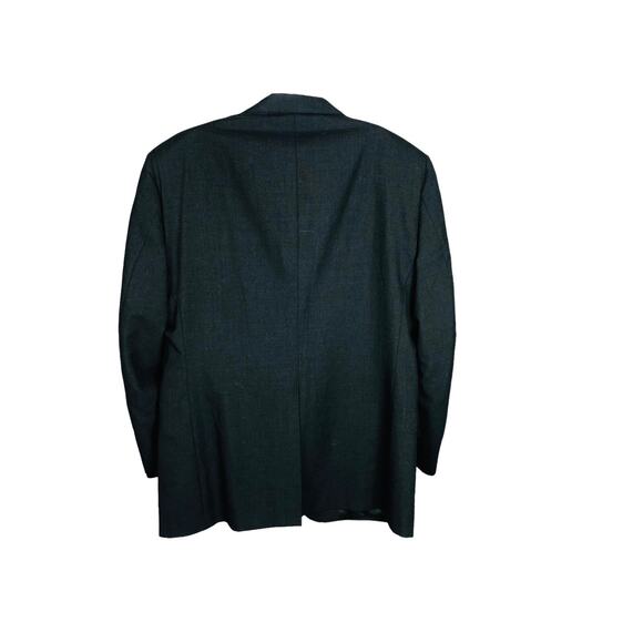 Jos. A. Bank Sport Coat Jacket Black 2 Buttons Mens Size 43R 100% Wool - Picture 8 of 11